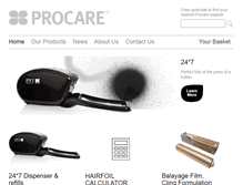 Tablet Screenshot of hairfoil.com